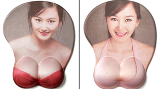 Busty Racing Girl Mousepad
